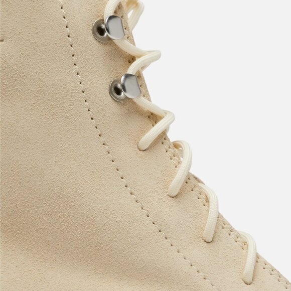 NEW SOREL Leather Hi Line Heel Lace Boots ceramic for women 825 7s3 - Picture 4 of 9